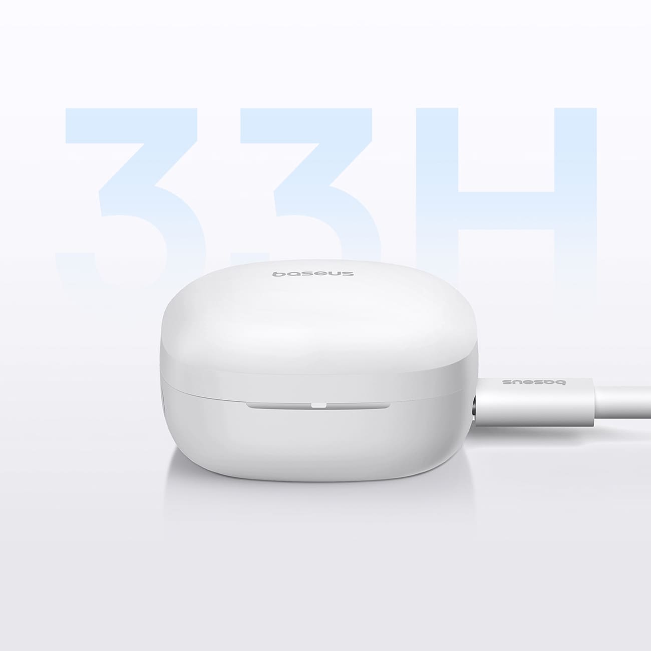 Baseus Bowie E19 TWS In-Ear trådløse hovedtelefoner - hvid