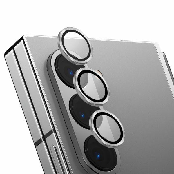 Uniq Optix aluminiumshærdet glas til linse med applikator til Samsung Galaxy Z Fold 6 - Hvid