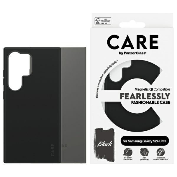 CARE by PanzerGlass Fashion QI Case Samsung Galaxy S24 Ultra - Sort