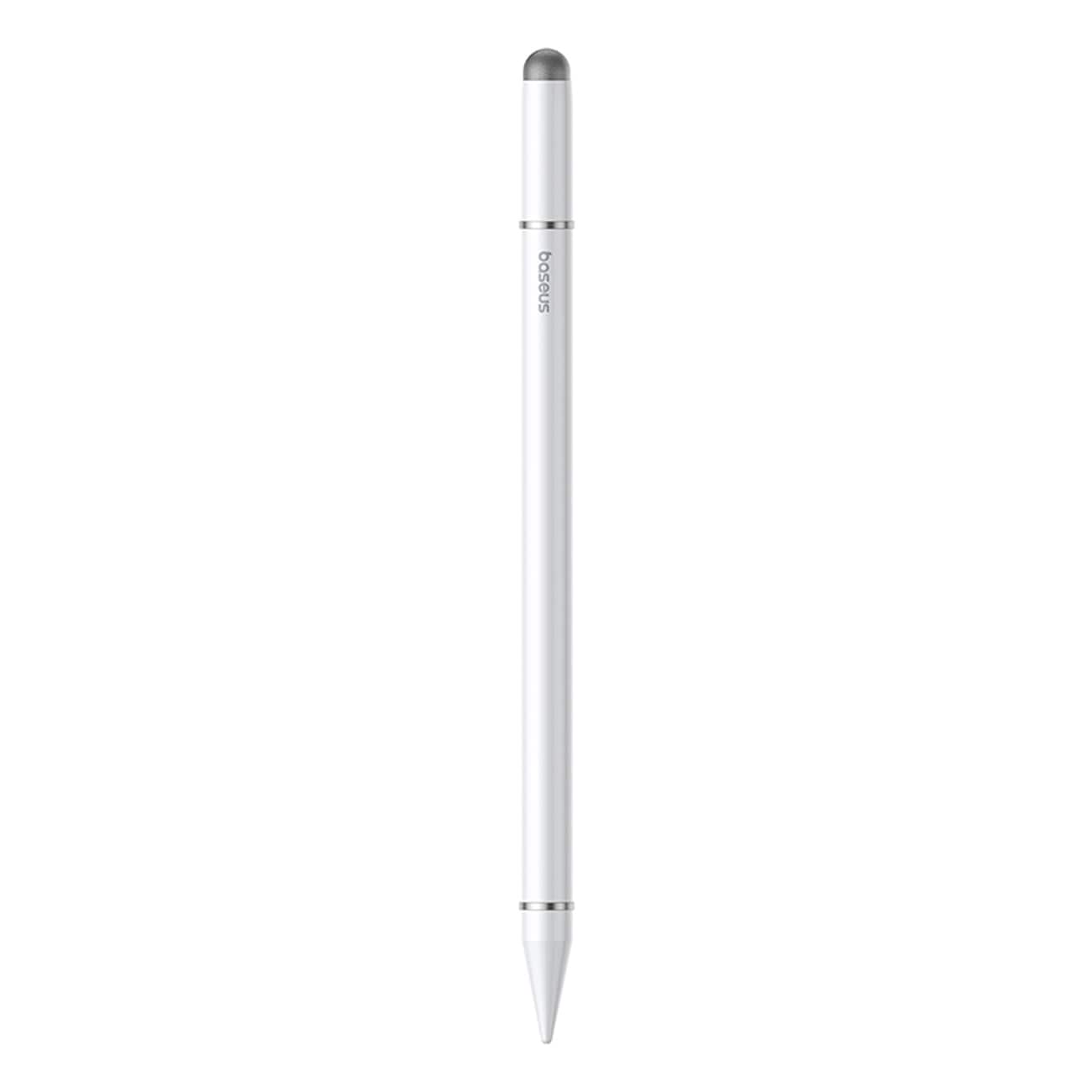 Baseus Smooth Writing III 3in1 Passiv Stylus - Ikke-magnetisk version - Hvid