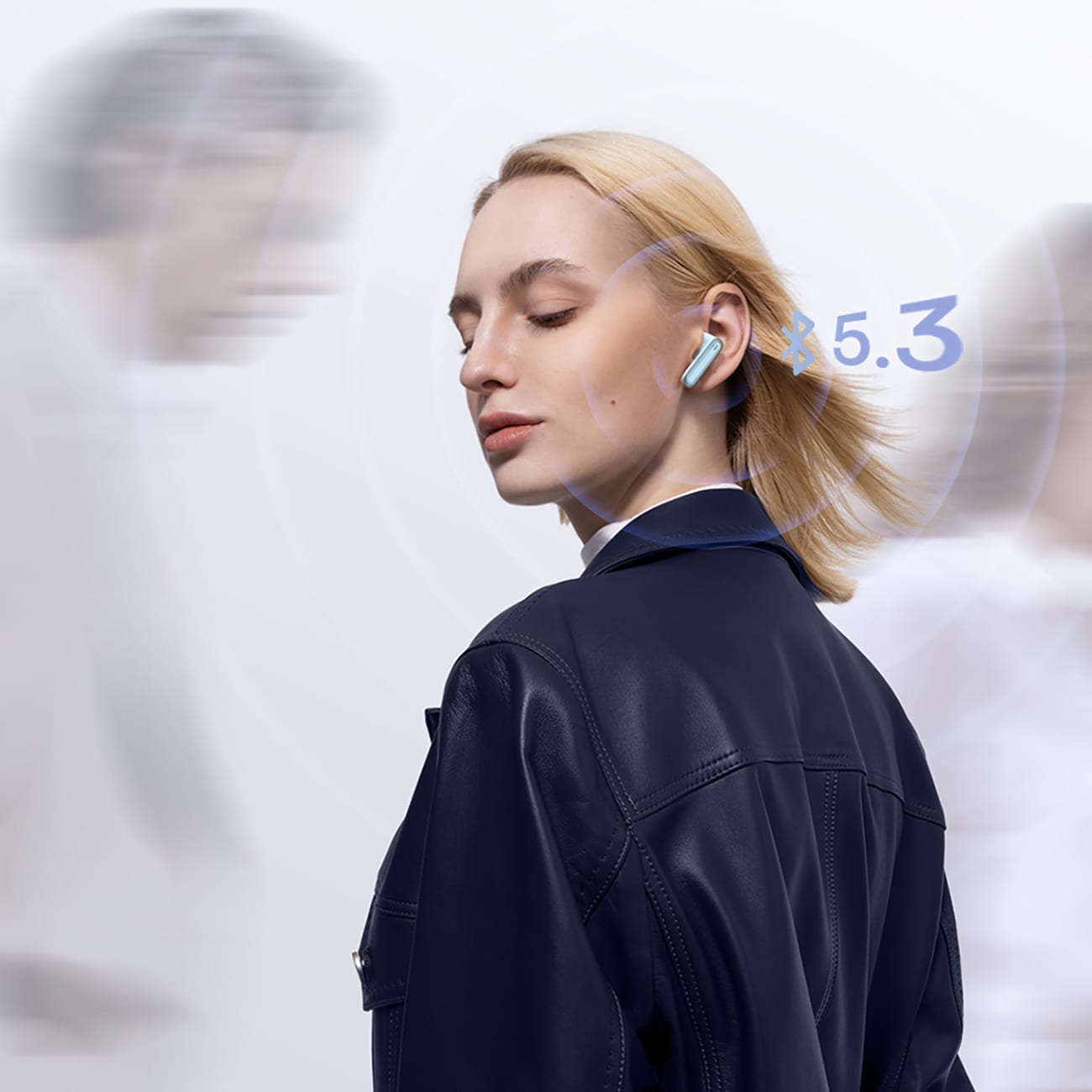 Baseus Bowie E5 TWS trådløse hovedtelefoner - blå