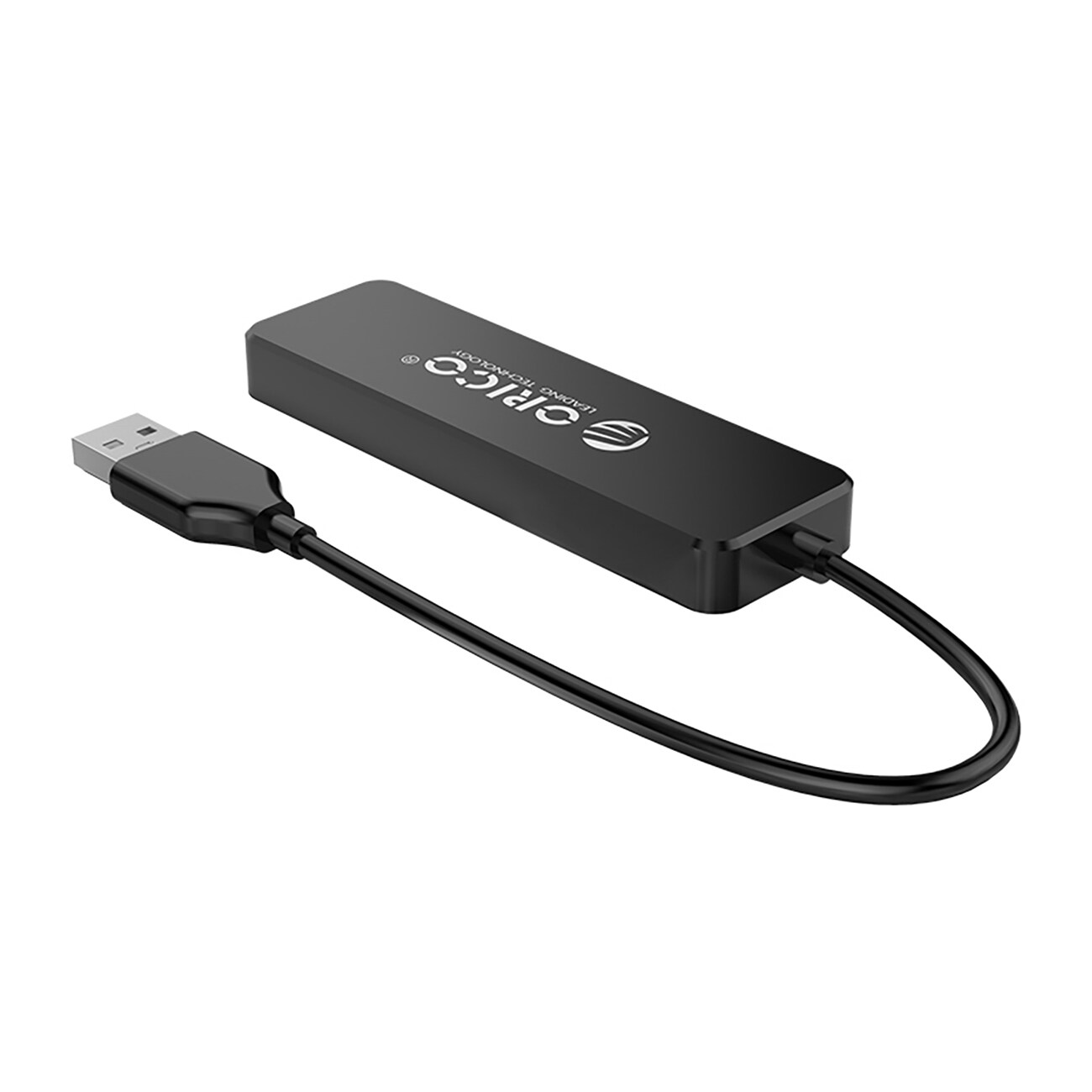 Orico FL01 USB-A Hub Docking Station 4x USB-A 2.0 - Sort