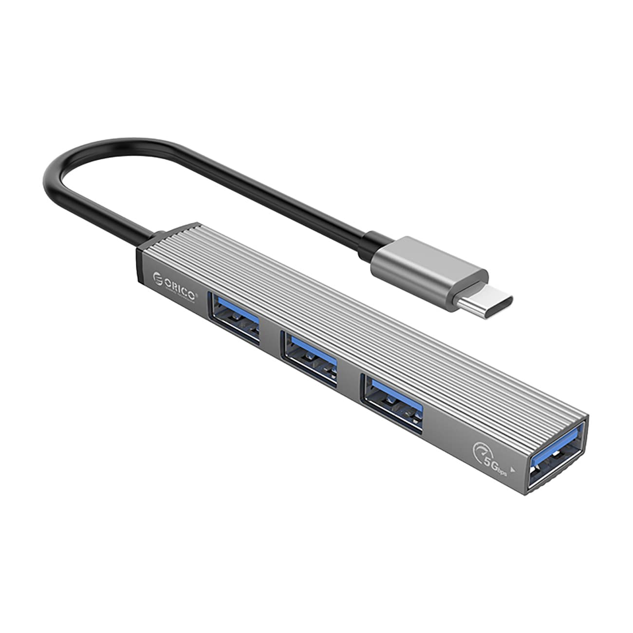 Orico AH-13 USB-C Hub Docking Station 1x USB-A 3.0 + 3x USB-A 2.0 - Grå