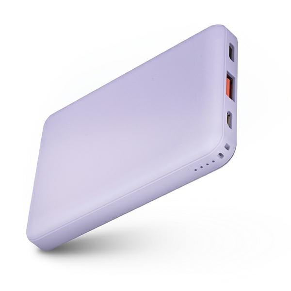 Powerbank Uniq Fuele mini 8000mAh USB-C 18W PD Hurtig opladning - lavendel