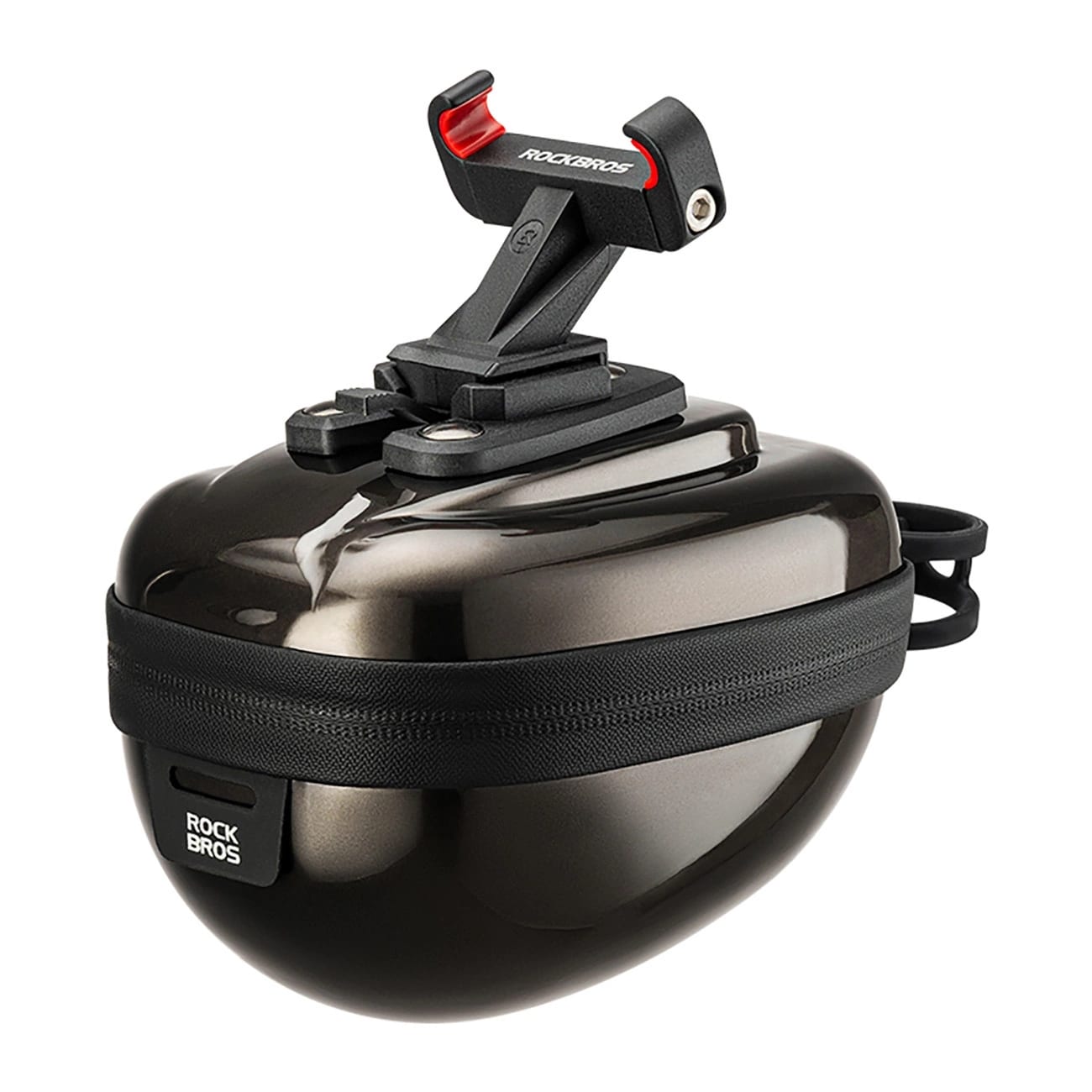 Rockbros Stiv hård skal kompakt sadeltaske 0,4l - Lilla