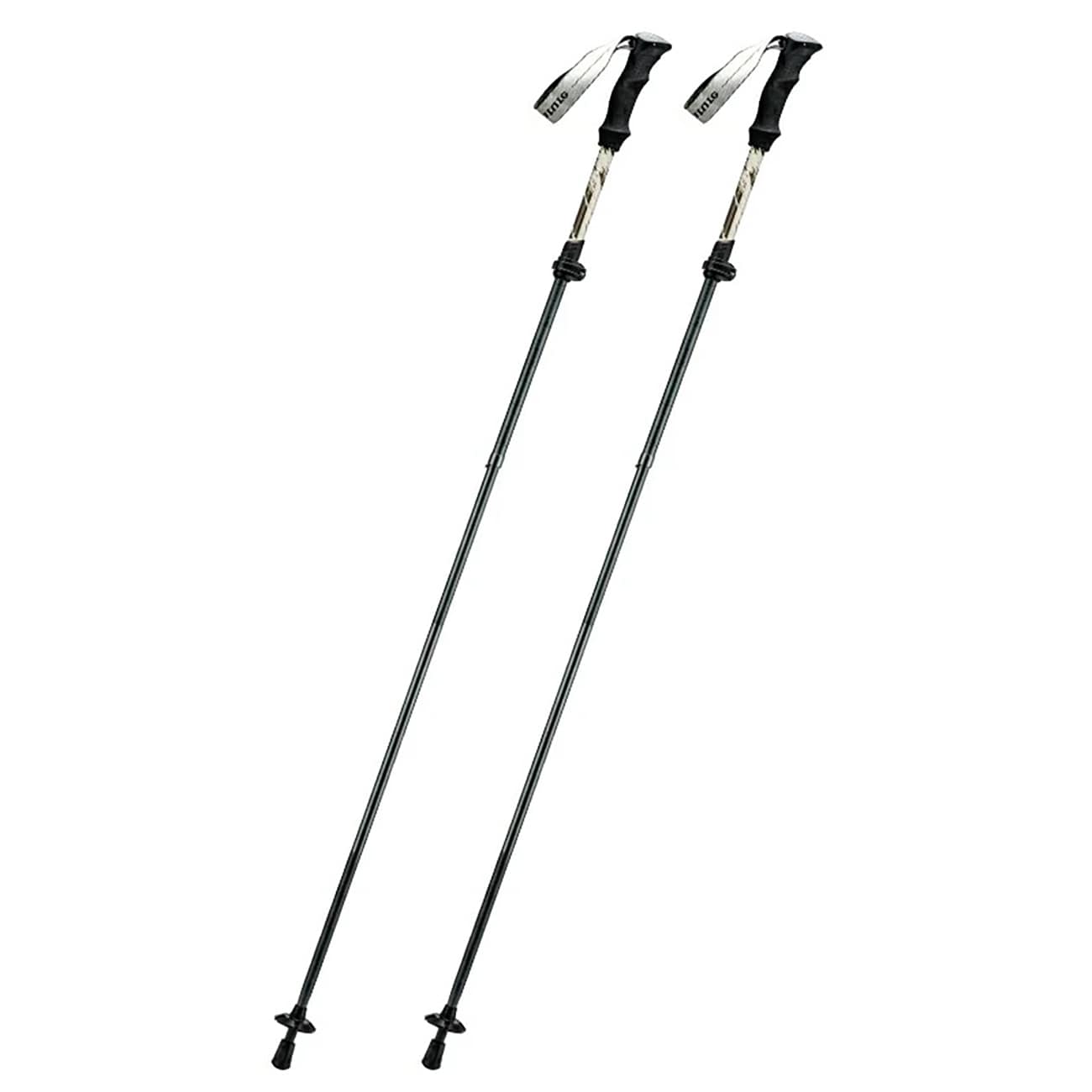 Qunature Nordic Walking Trekking Pole Aluminium 110 - 130 cm 1 stk - Brun
