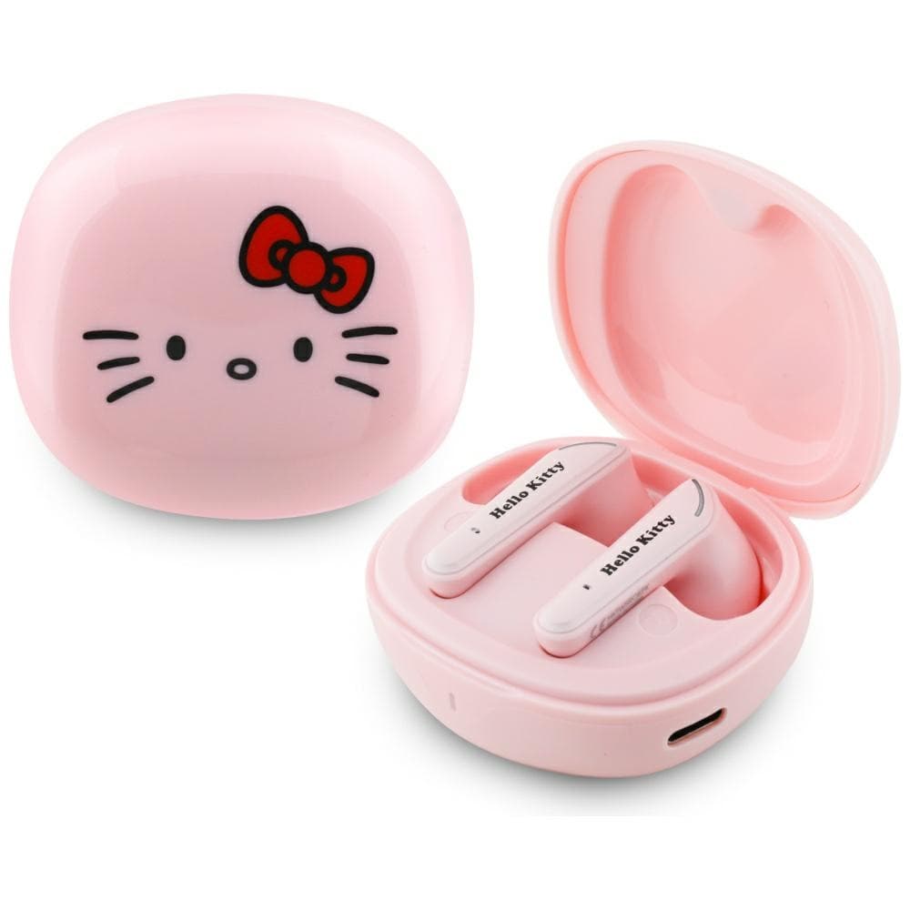 Hello Kitty TWS Earphones O Glossy Finish - Pink