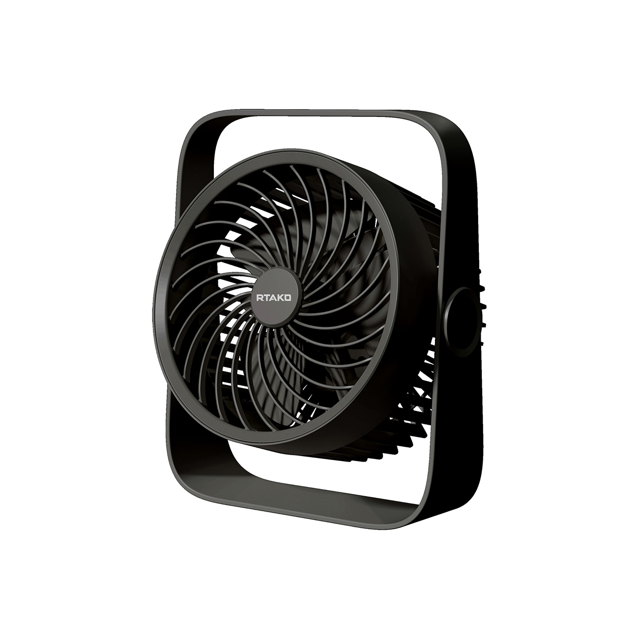 Rtako WD0Y6S Dual Impeller Mini Fan 3600mAh - Sort
