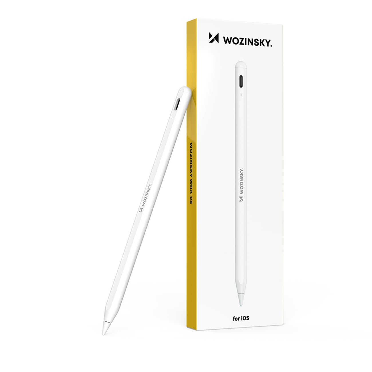 Wozinsky WRA-08 Stylus til iPad USB-C hurtigopladning - hvid