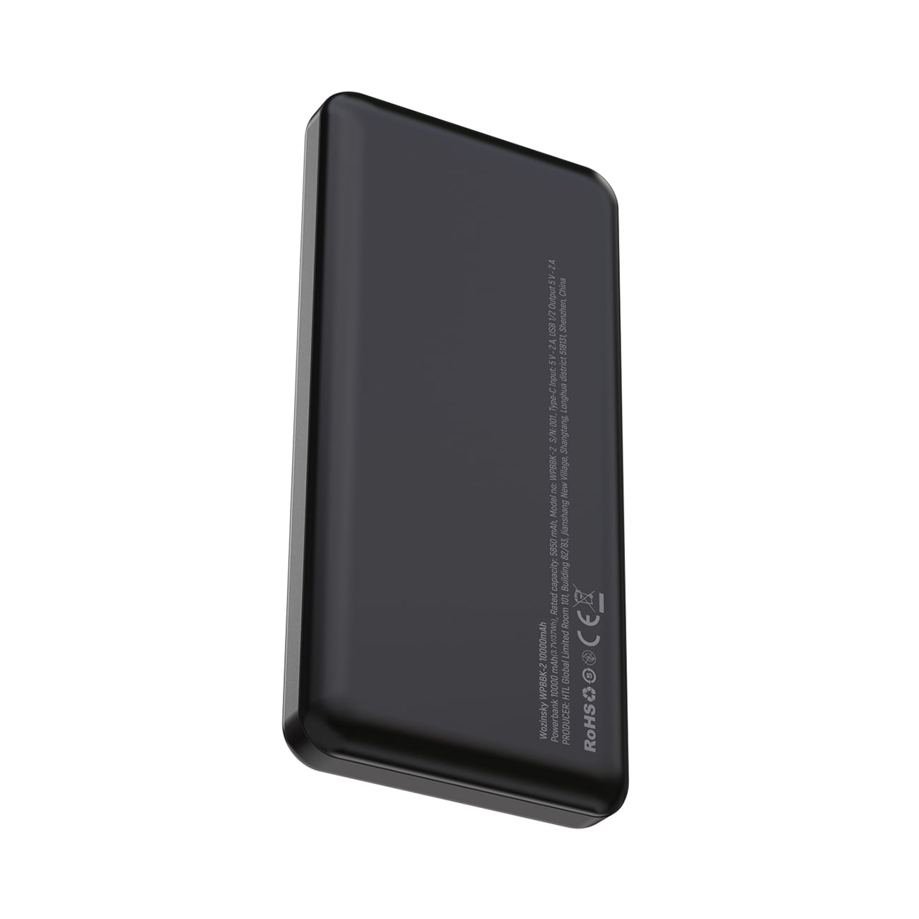 Wozinsky Wpower WPBBK-2 10000mAh Power Bank - Sort