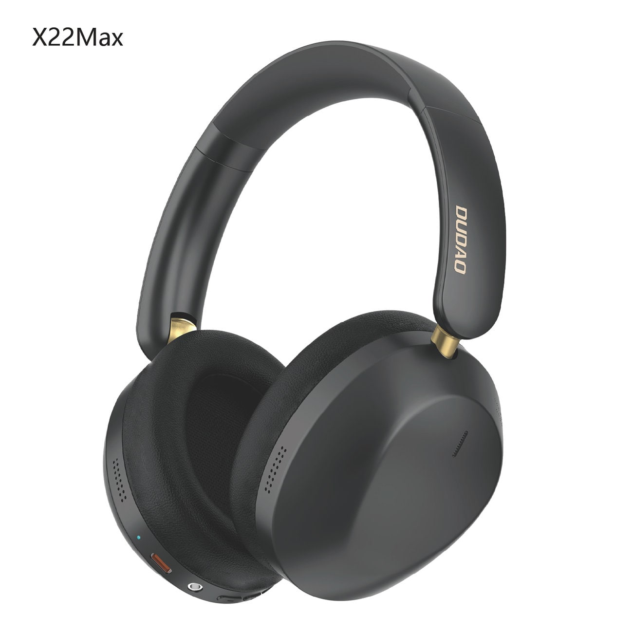 Dudao X22 Max trådløse on-ear Bluetooth-hovedtelefoner med ANC - Sort