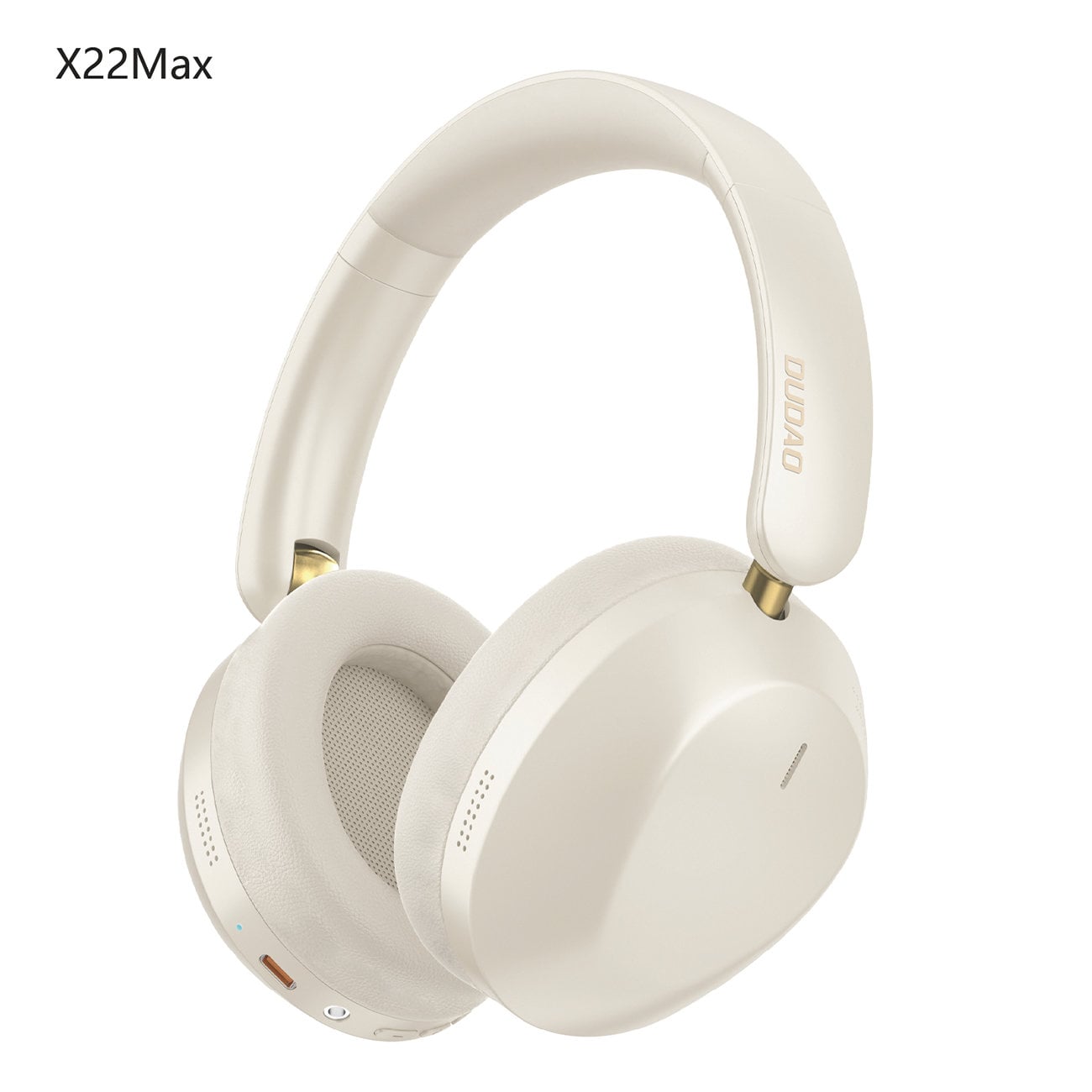 Dudao X22 Max trådløse on-ear Bluetooth-hovedtelefoner med ANC - Beige