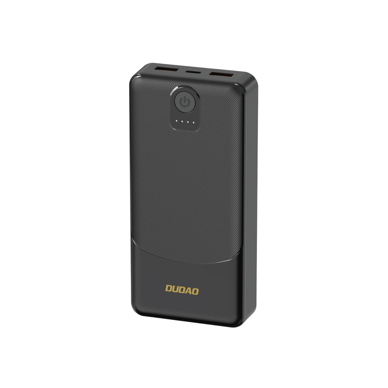 Powerbank Dudao K10 10000mAh 2.4A 2 x USB-A - sort