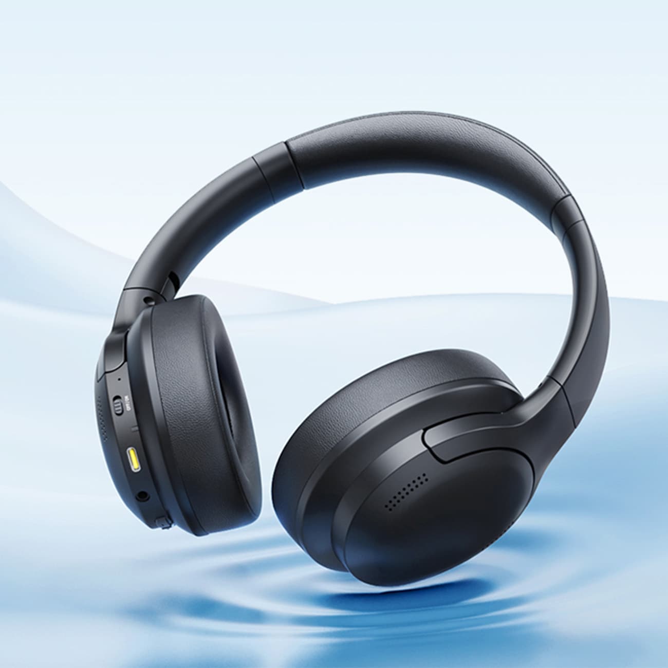 Baseus Bass BH1 Lite Trådløse On-Ear Bluetooth 6.0-hovedtelefoner - Sort