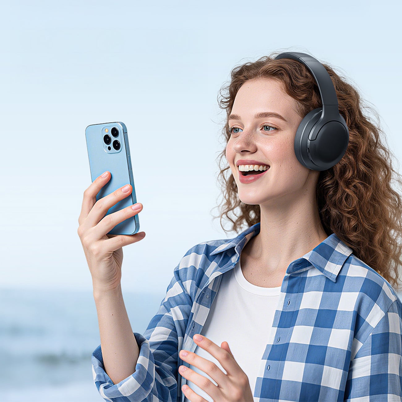 Baseus Bass BH1 Lite Trådløse On-Ear Bluetooth 6.0-hovedtelefoner - Sort
