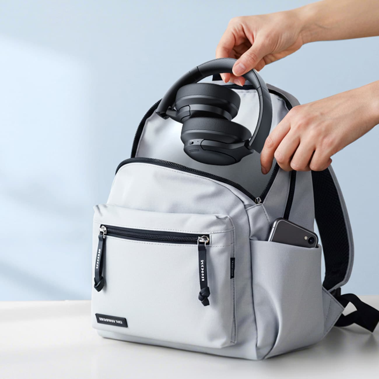 Baseus Bass BH1 Lite Trådløse On-Ear Bluetooth 6.0-hovedtelefoner - Sort