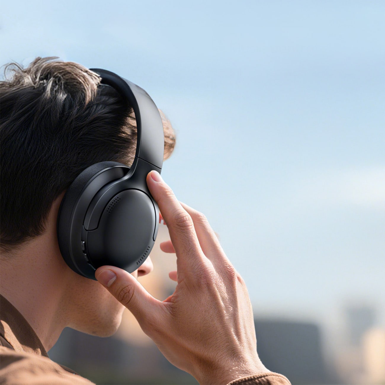 Baseus Bass BH1 Lite Trådløse On-Ear Bluetooth 6.0-hovedtelefoner - Sort