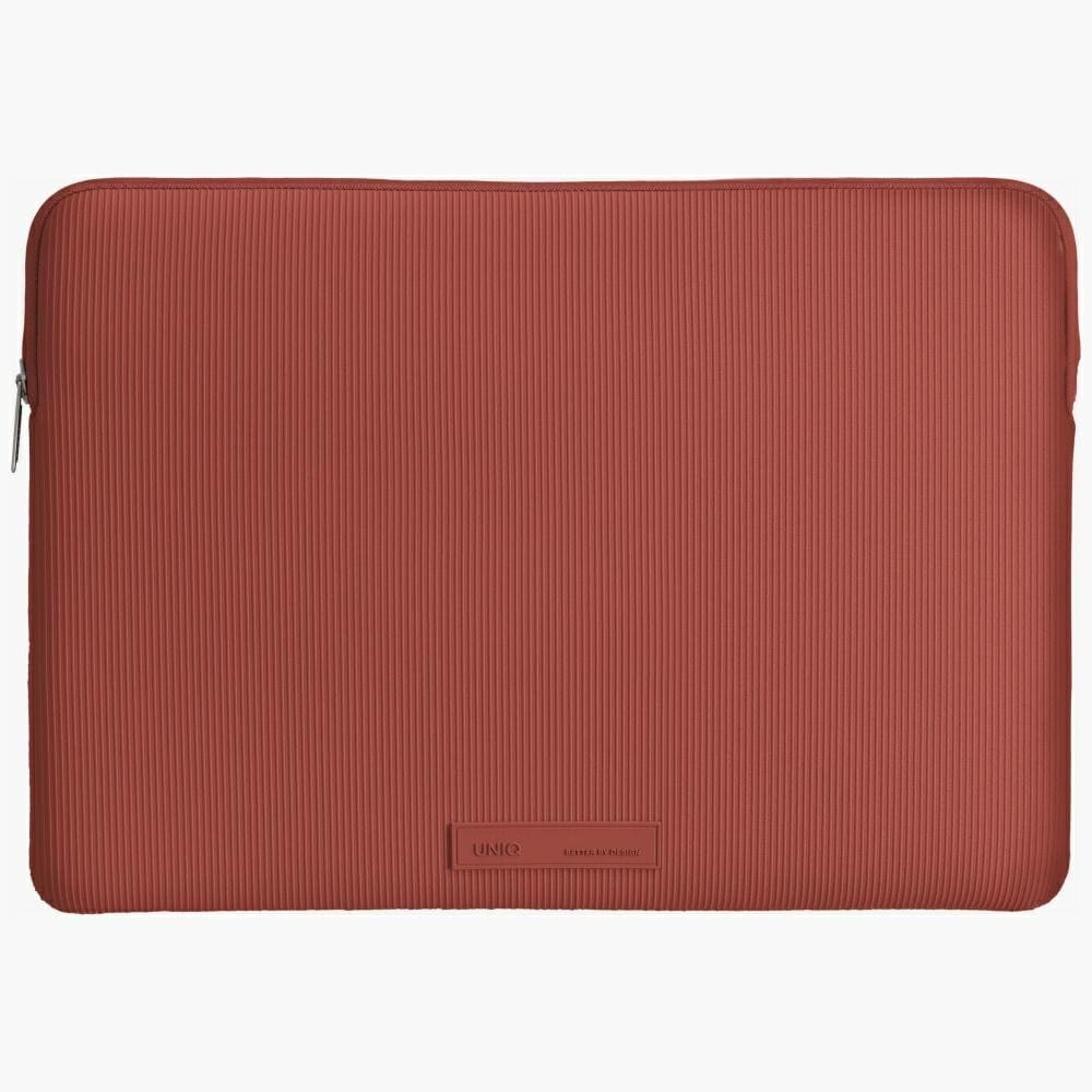 Uniq Cyprus Ridge Edition Laptop Sleeve til en 14" vandafvisende neopren-laptop - rød