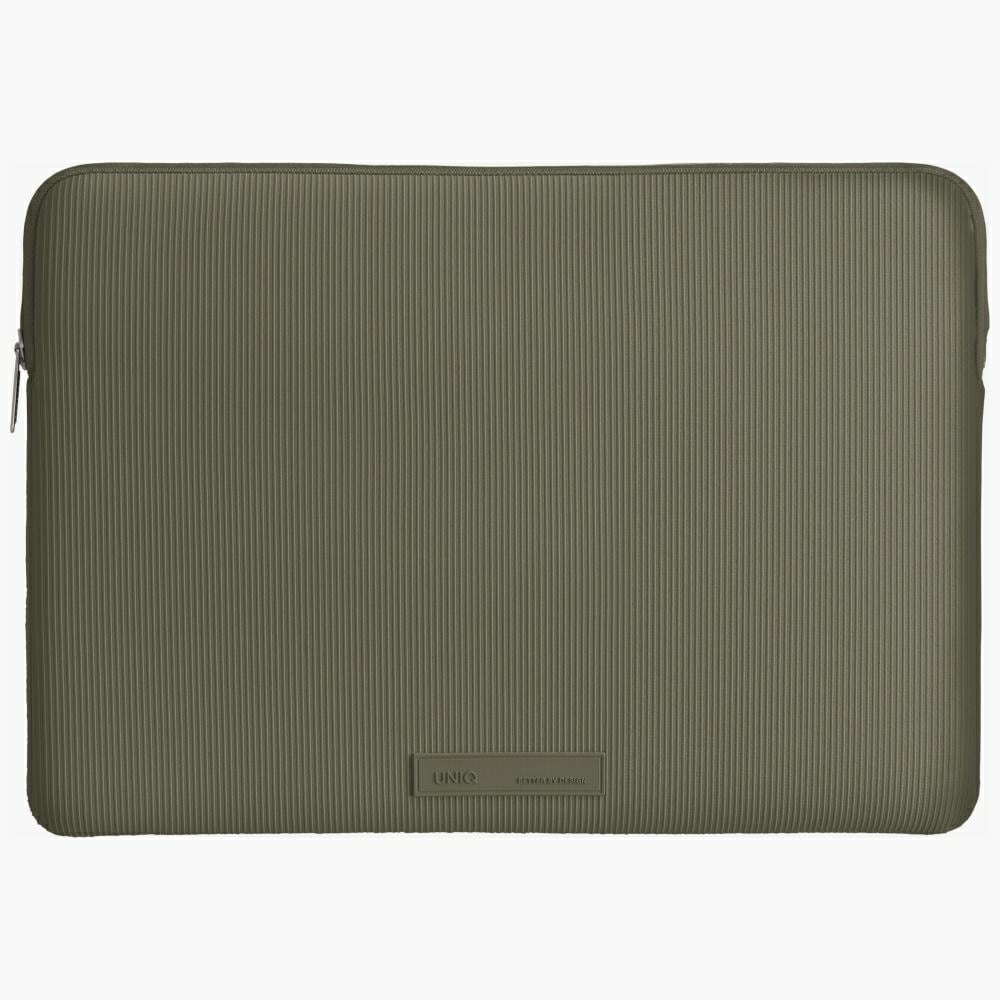 Uniq Cyprus Ridge Edition Laptop Sleeve-taske til en 14" vandafvisende neopren-laptop - grøn