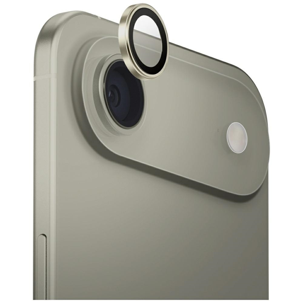 Uniq Optix Aluminum Camera Lens Protector til iPhone Air med applikator - Guld