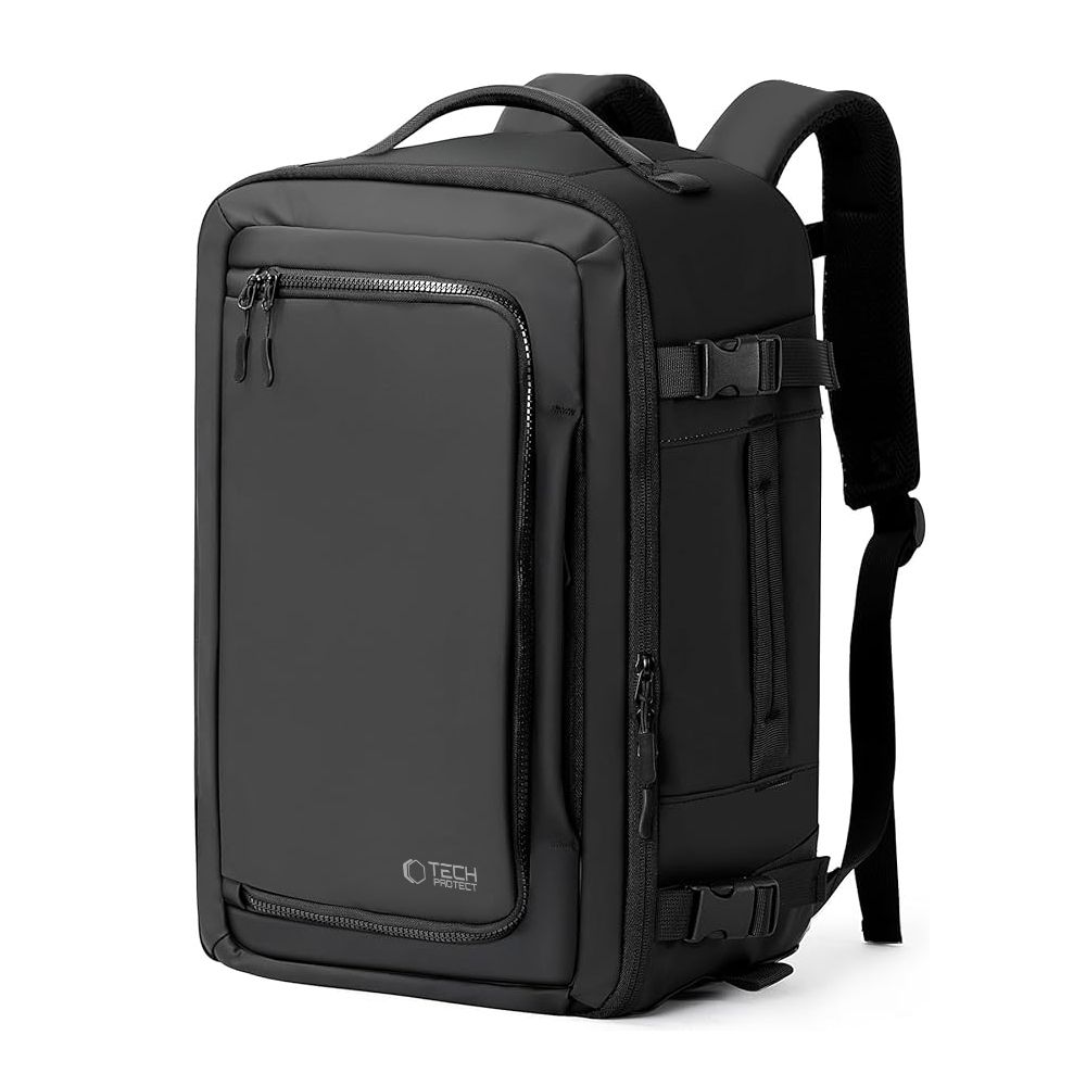 Tech-Protect Defender S50-rygsæk til Ryanair & Wizzar, 20L bærbar computer - Sort