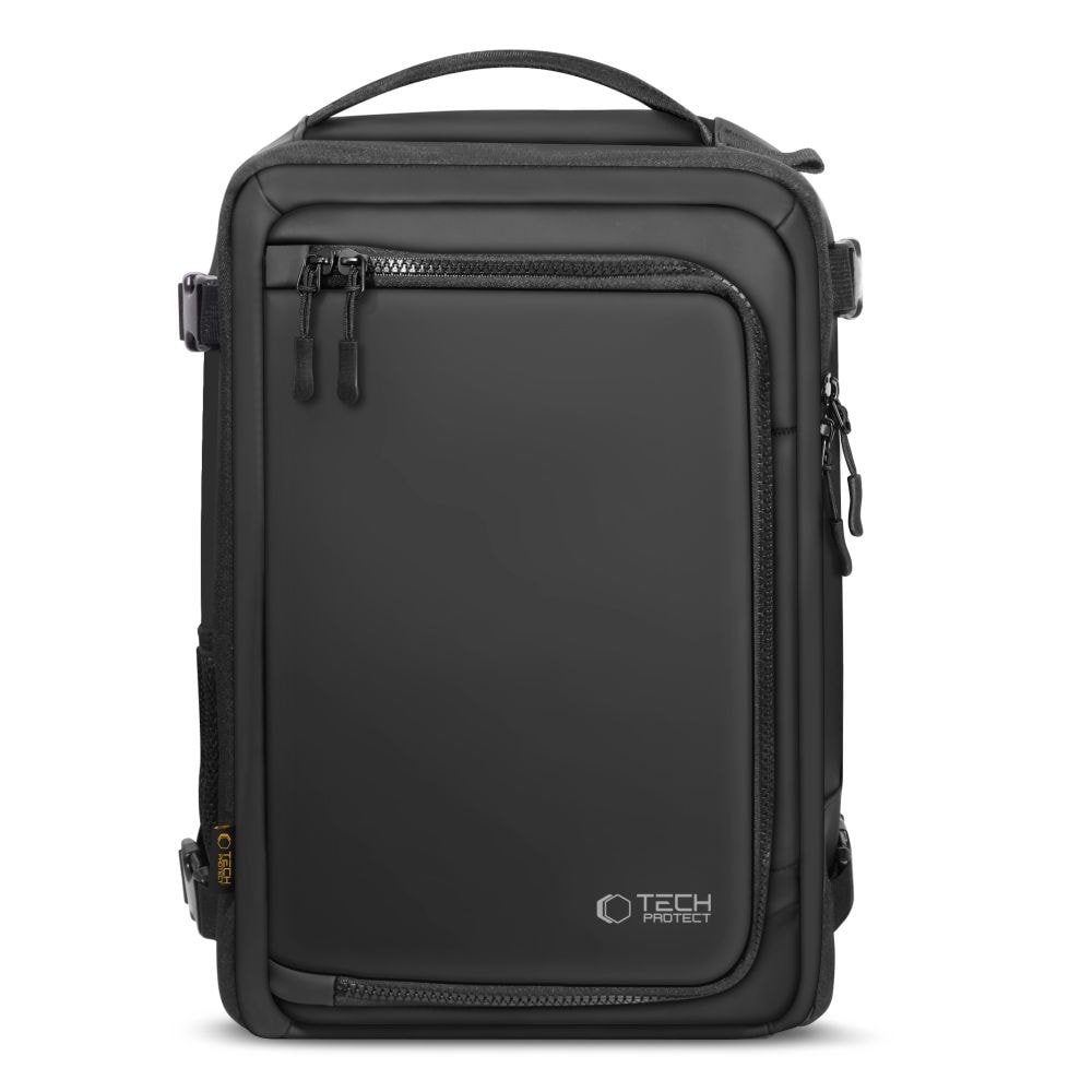 Tech-Protect Defender S50-rygsæk til Ryanair & Wizzar, 20L bærbar computer - Sort