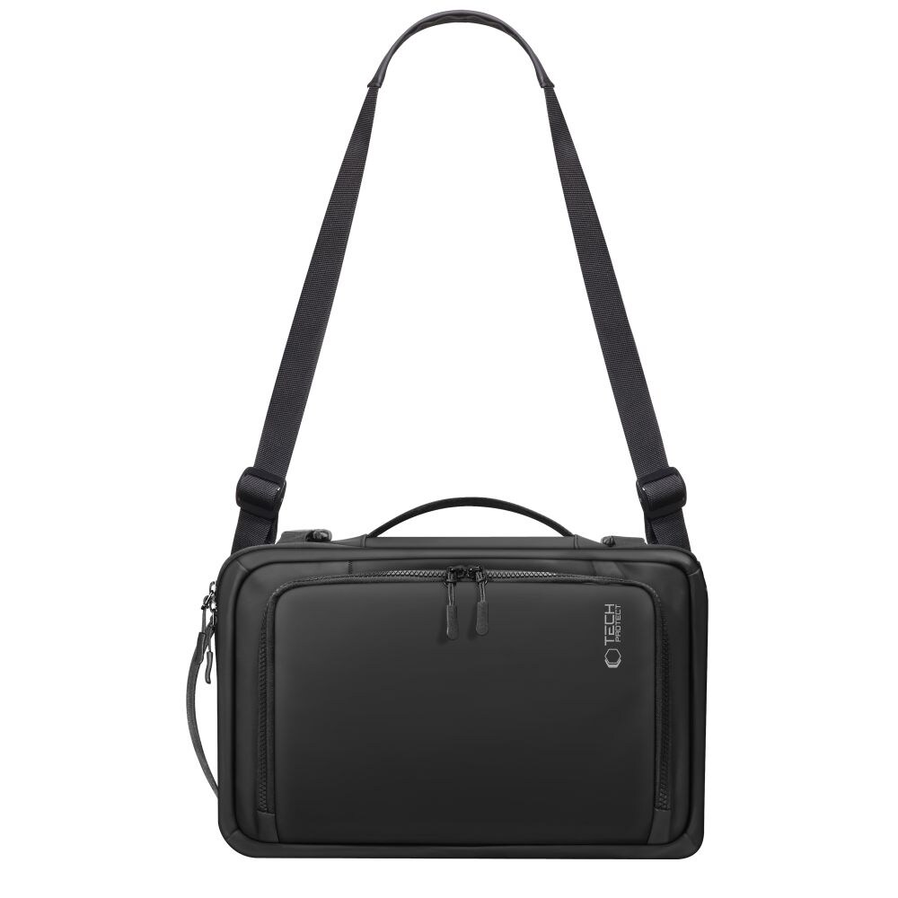 Tech-Protect Defender S50-rygsæk til Ryanair & Wizzar, 20L bærbar computer - Sort