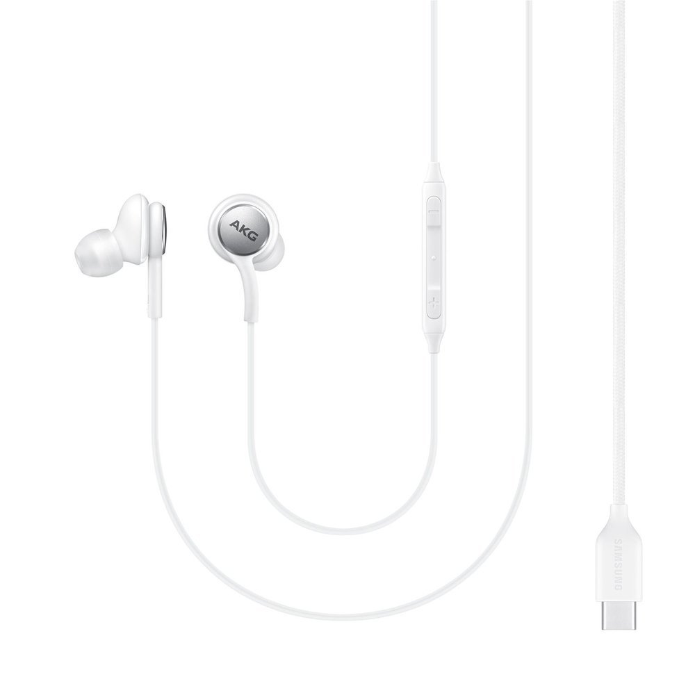 Samsung AKG kablede in-ear-hovedtelefoner USB-C hvid (EO-IC100BWEGEU)