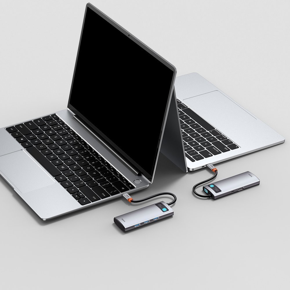 Baseus Metal Gleam 5-in-1 Multifunctional USB Type C HUB - 100W PD/4K HDMI/3x USB 3.2 (CAHUB-CX0G)