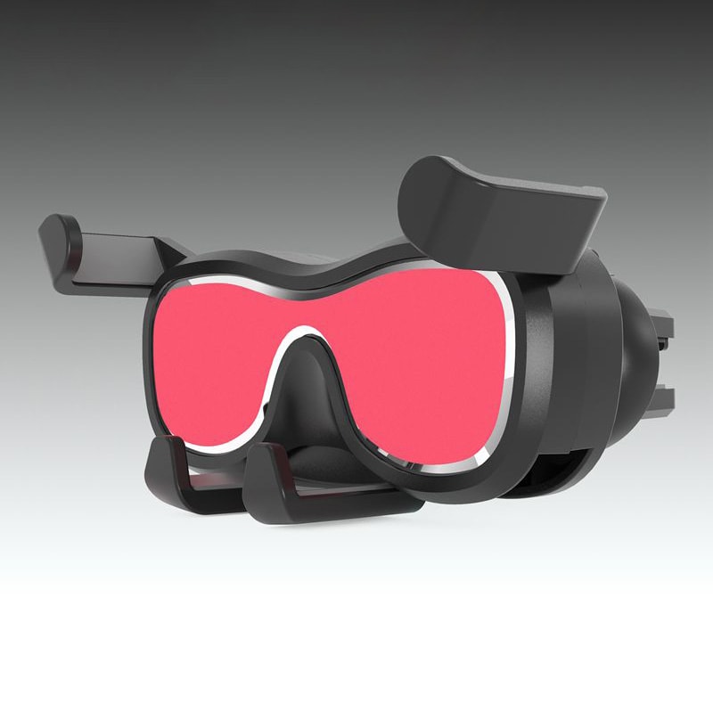 Gravity smartphone bilholder til luftventil med luftfrisker sort (YC06)