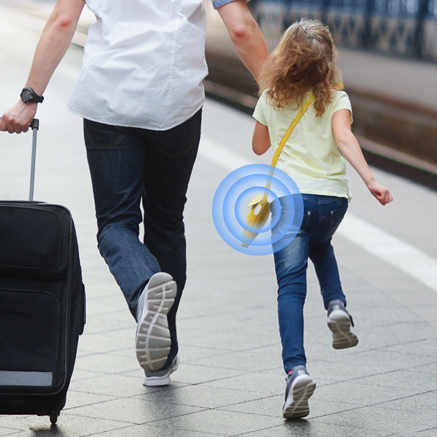 Baseus T2 Pro smart GPS-tracker til børns håndtaske nøgler hvid (FMTP000002)