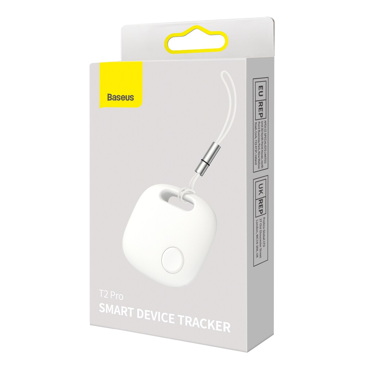 Baseus T2 Pro smart GPS-tracker til børns håndtaske nøgler hvid (FMTP000002)