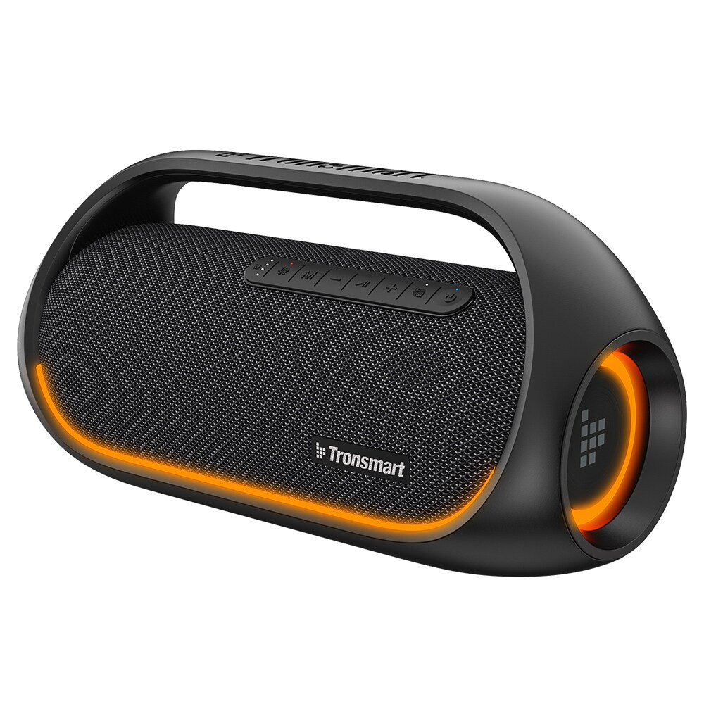 Tronsmart Bang vandtæt trådløs Bluetooth-højttaler 60W med powerbank-funktion Sort (723928)