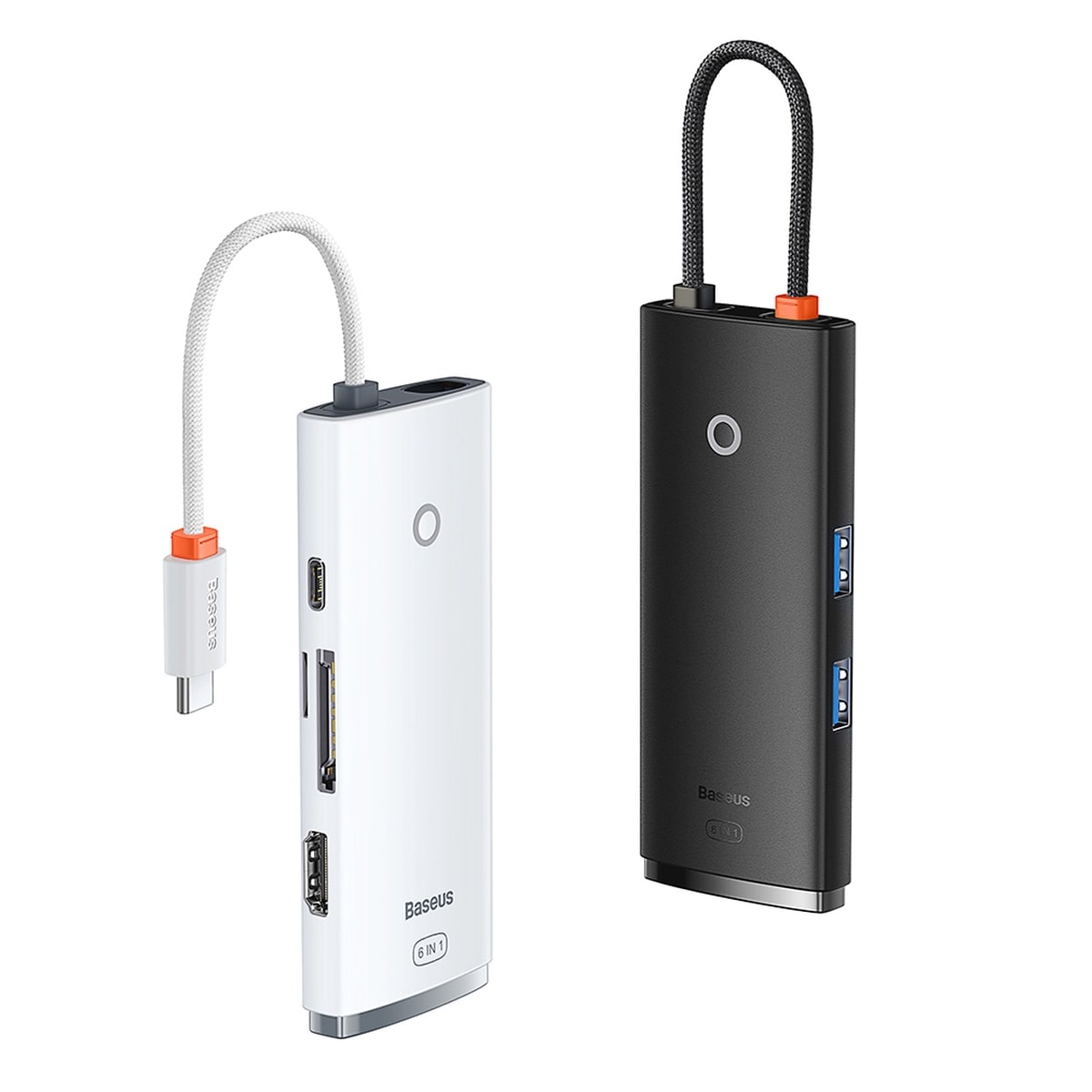 Baseus Lite Series Multifuntion Hub USB Type C - 2x USB 3.0/USB Type C PD/HDMI/SD/TF Black