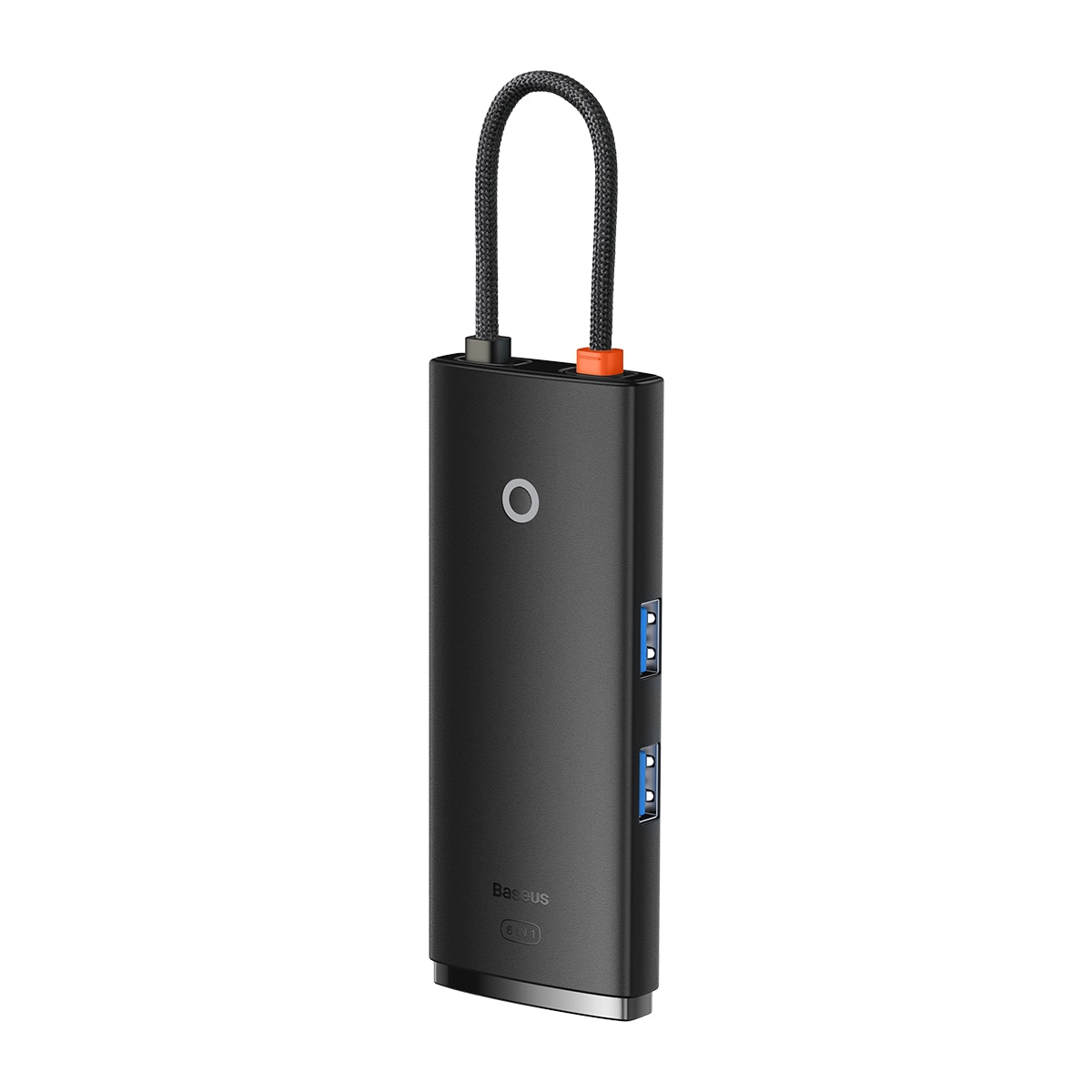 Baseus Lite Series Multifuntion Hub USB Type C - 2x USB 3.0/USB Type C PD/HDMI/SD/TF Black