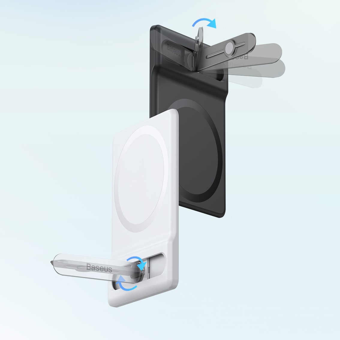 Baseus sammenklappeligt stativ med magnetisk holder hvid (LUXZ010002)
