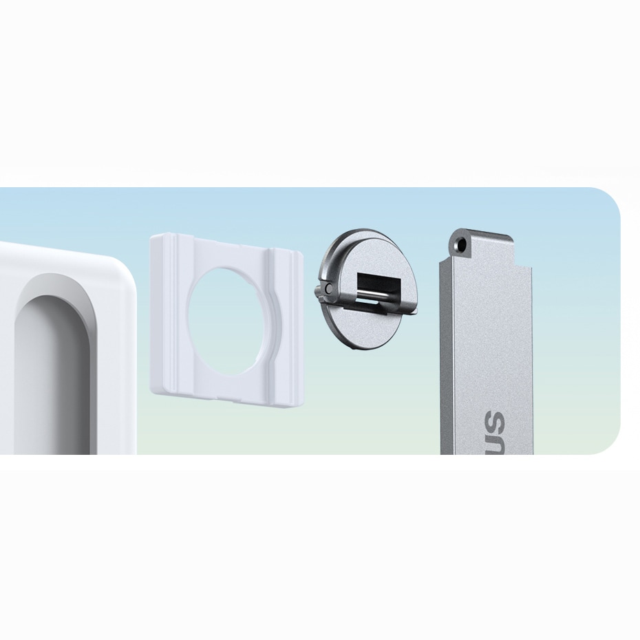 Baseus sammenklappeligt stativ med magnetisk holder hvid (LUXZ010002)