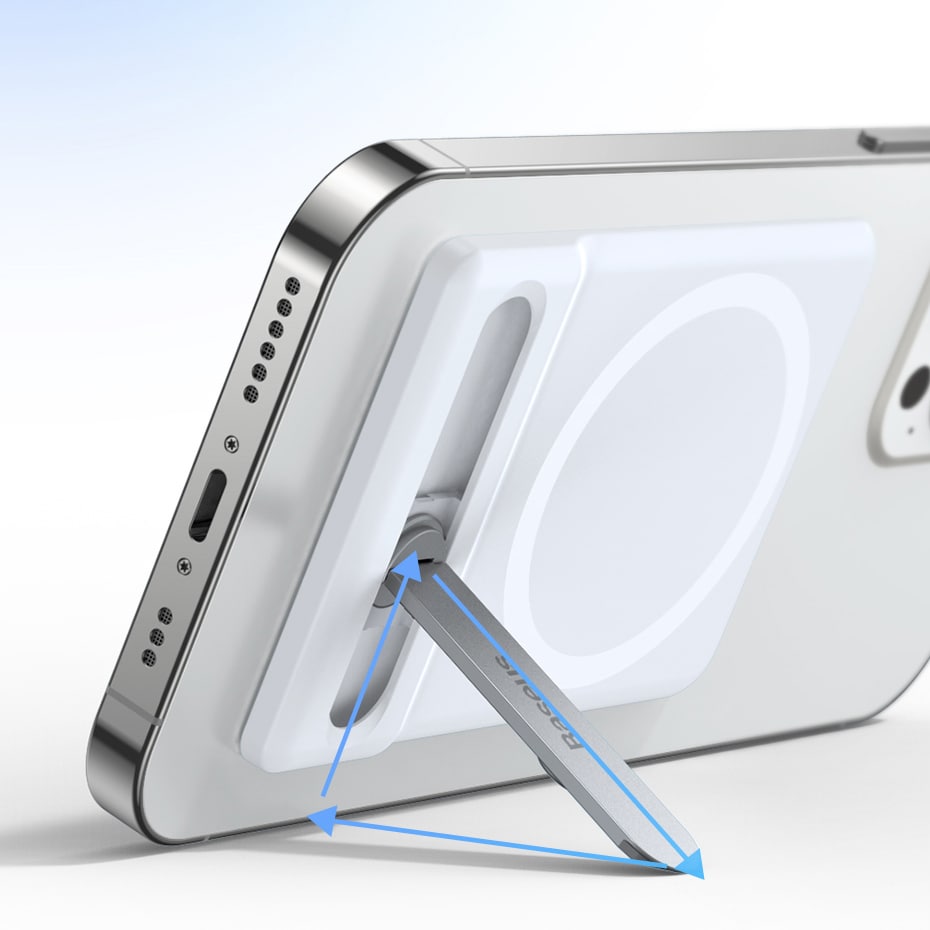 Baseus sammenklappeligt stativ med magnetisk holder hvid (LUXZ010002)