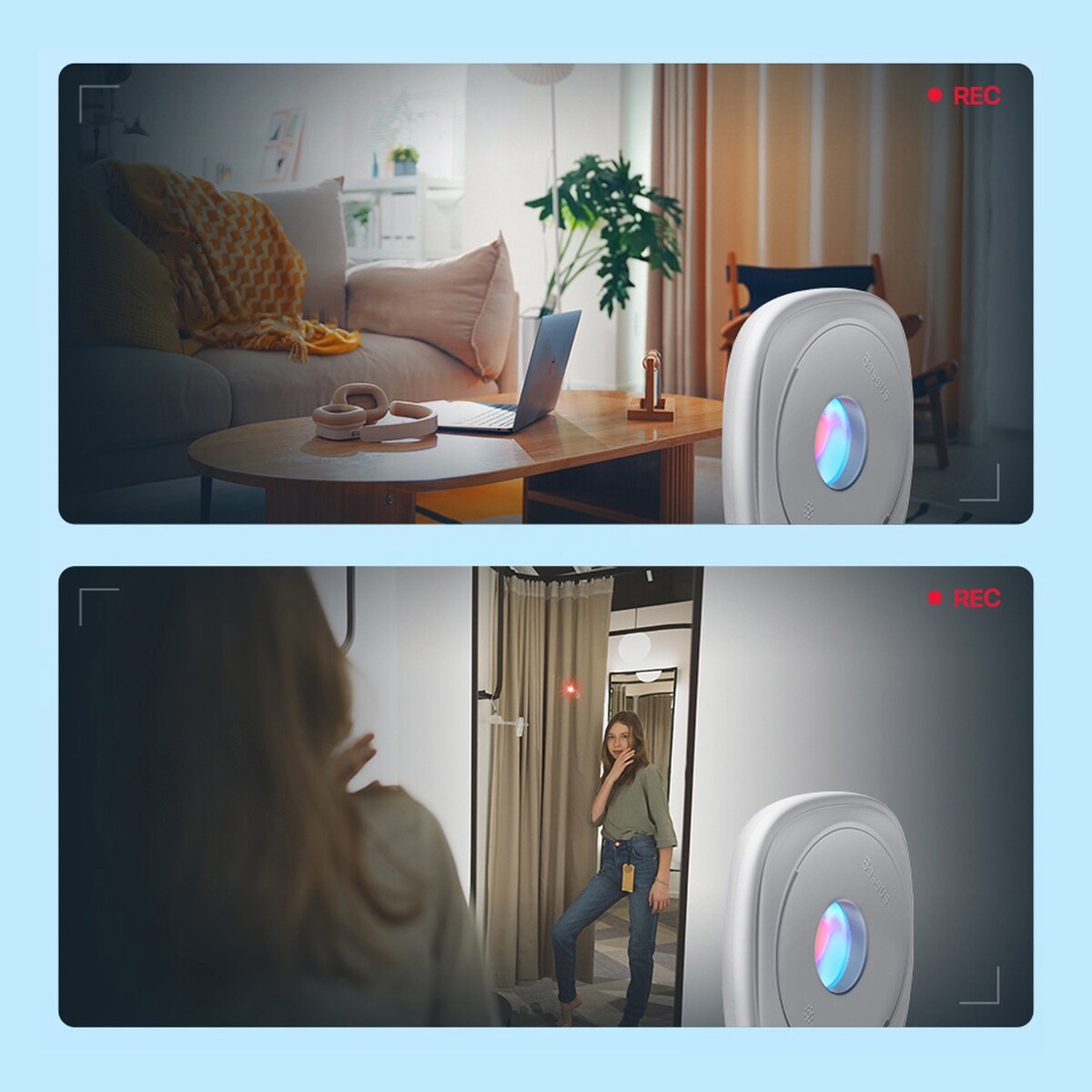 Baseus Heyo detektor til skjult kamera sort (FMHY000001)
