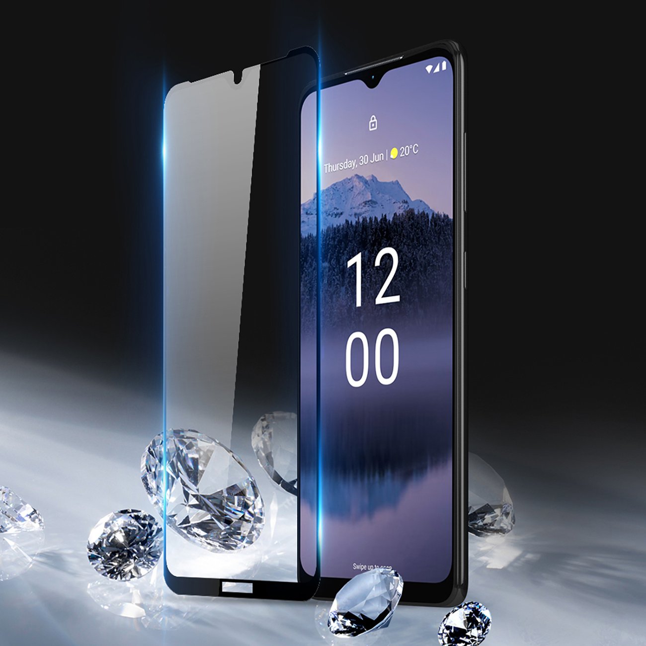Dux Ducis 10D hærdet glas Hærdet glas til Nokia G11 Plus 9H med sort ramme
