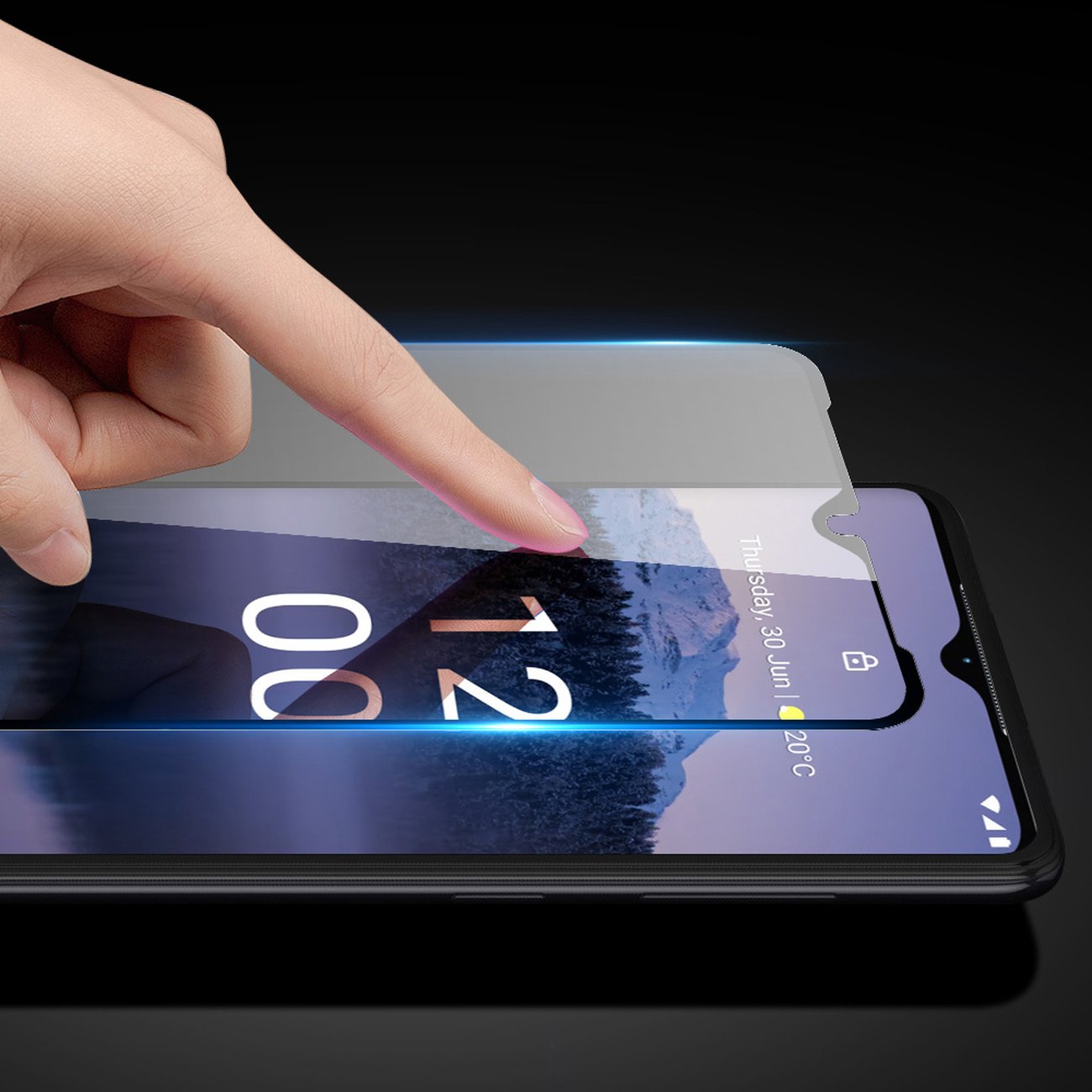 Dux Ducis 10D hærdet glas Hærdet glas til Nokia G11 Plus 9H med sort ramme