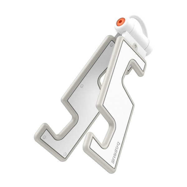 Baseus Bærbart fold-ud telefonstativ - hvid