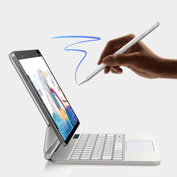 Baseus Smooth Writing 2 stylus med LED-indikator - hvid