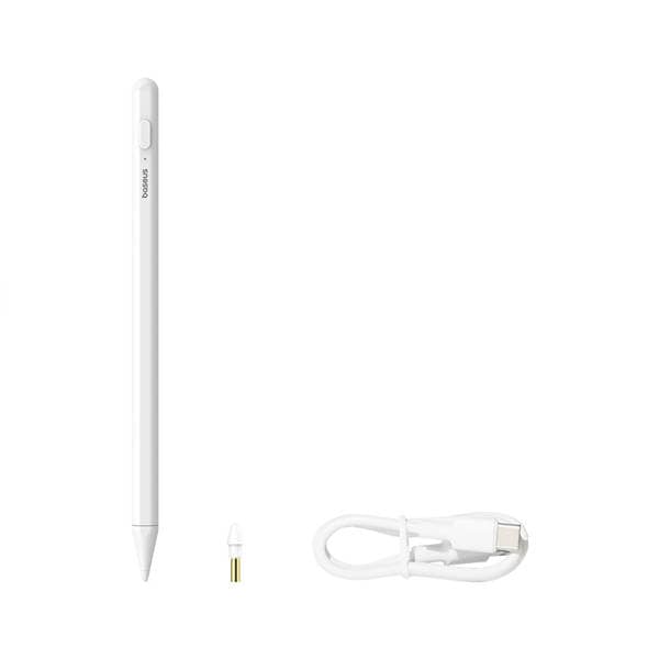Baseus Smooth Writing 2 stylus med LED-indikator - hvid