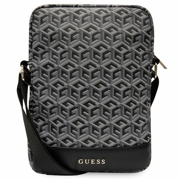 Guess Taske GUTB10HGCFSEK 10" sort/sort GCube Stripe Tablet Bag