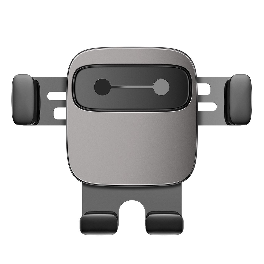 Baseus Cube SUYL-FK01 telefonholder med tyngdekraft 4,7-6,6" til bilens udluftning - sort