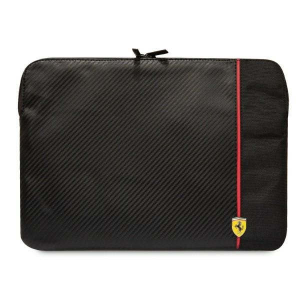 Ferrari Carbon&Smooth-etui til en 14" bærbar computer - sort