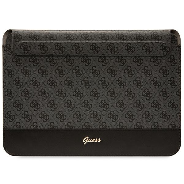 Guess 4G Stripe Metal Logo-taske til 14" bærbar computer - sort