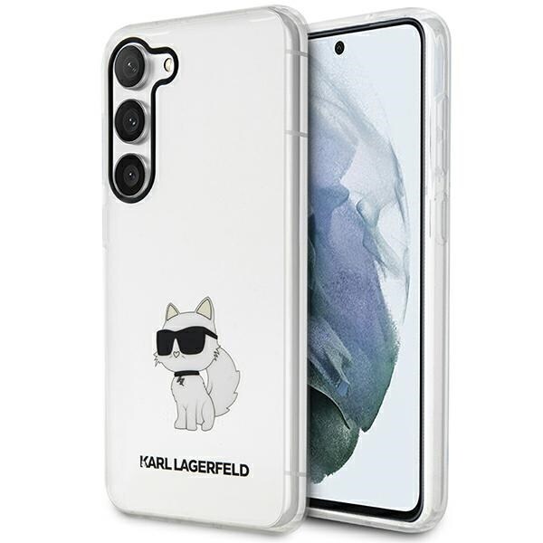 Karl Lagerfeld KLHCS23SHNCHTCT S23 S911 gennemsigtig hardcase Ikonik Choupette