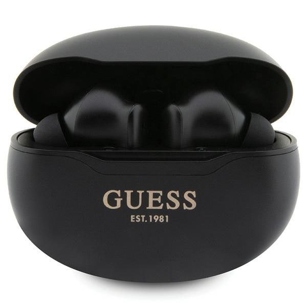 Guess GUTWST50EK TWS Bluetooth-hovedtelefoner + dockingstation - sort Classic EST